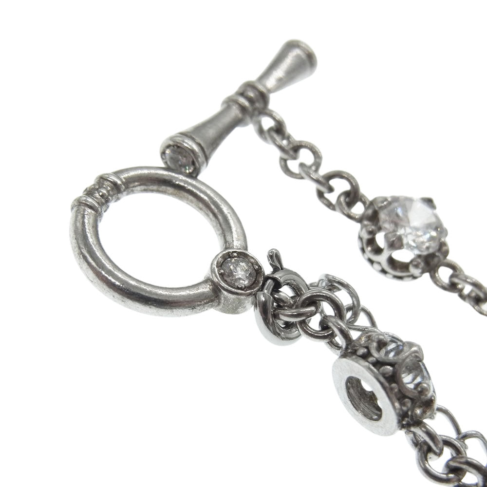 Justin Davis ジャスティンデイビス SBJ215 DEBUTANT ストーン ブレスレット シルバー系【中古】