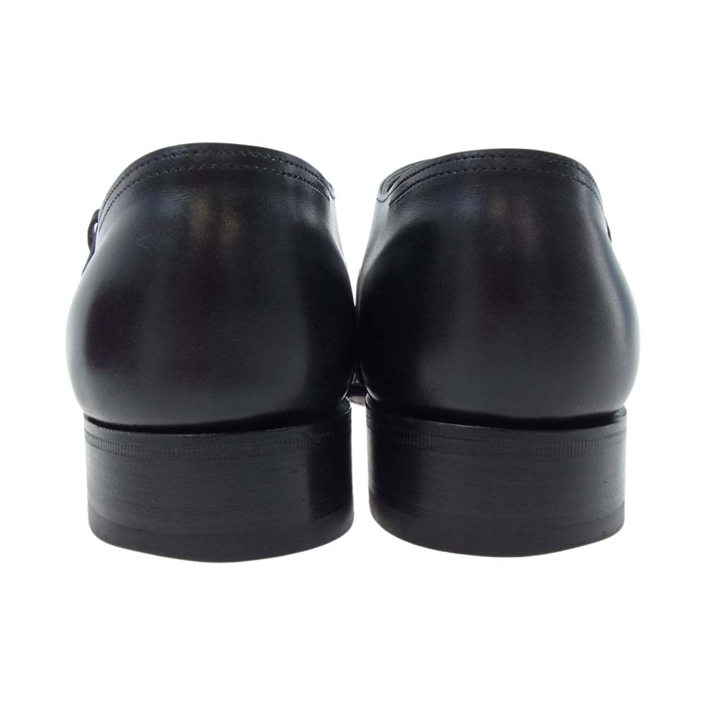 John Lobb ジョンロブ CHAPEL チャペル 8000Eラスト ブラックミュージアムカーフ ダブルモンクストラップ シューズ UK6.5 ブラック系 6 1/2【中古】