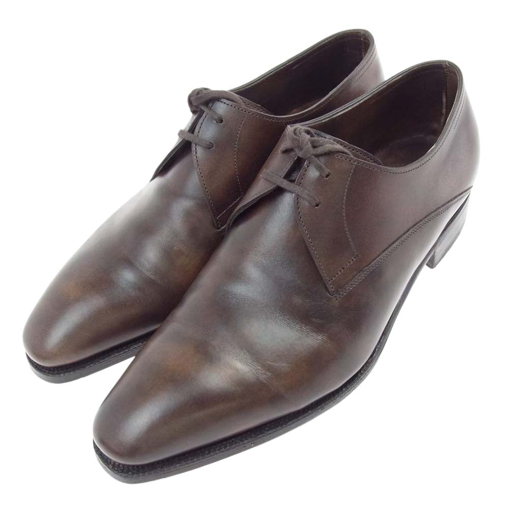 John Lobb ジョンロブ ARCHER アーチャー ダークブラウンミュージアムカーフ 8000E UK6.5 ブラウン系 6 1/2【中古】