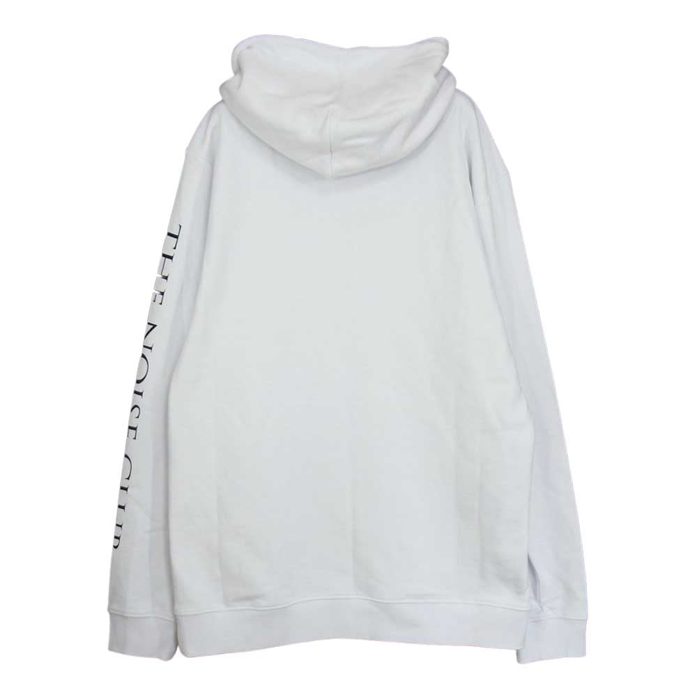 Alexander McQueen アレキサンダーマックイーン グラフィック プリント スウェットパーカー フーディ ホワイト系 S【美品】【中古】