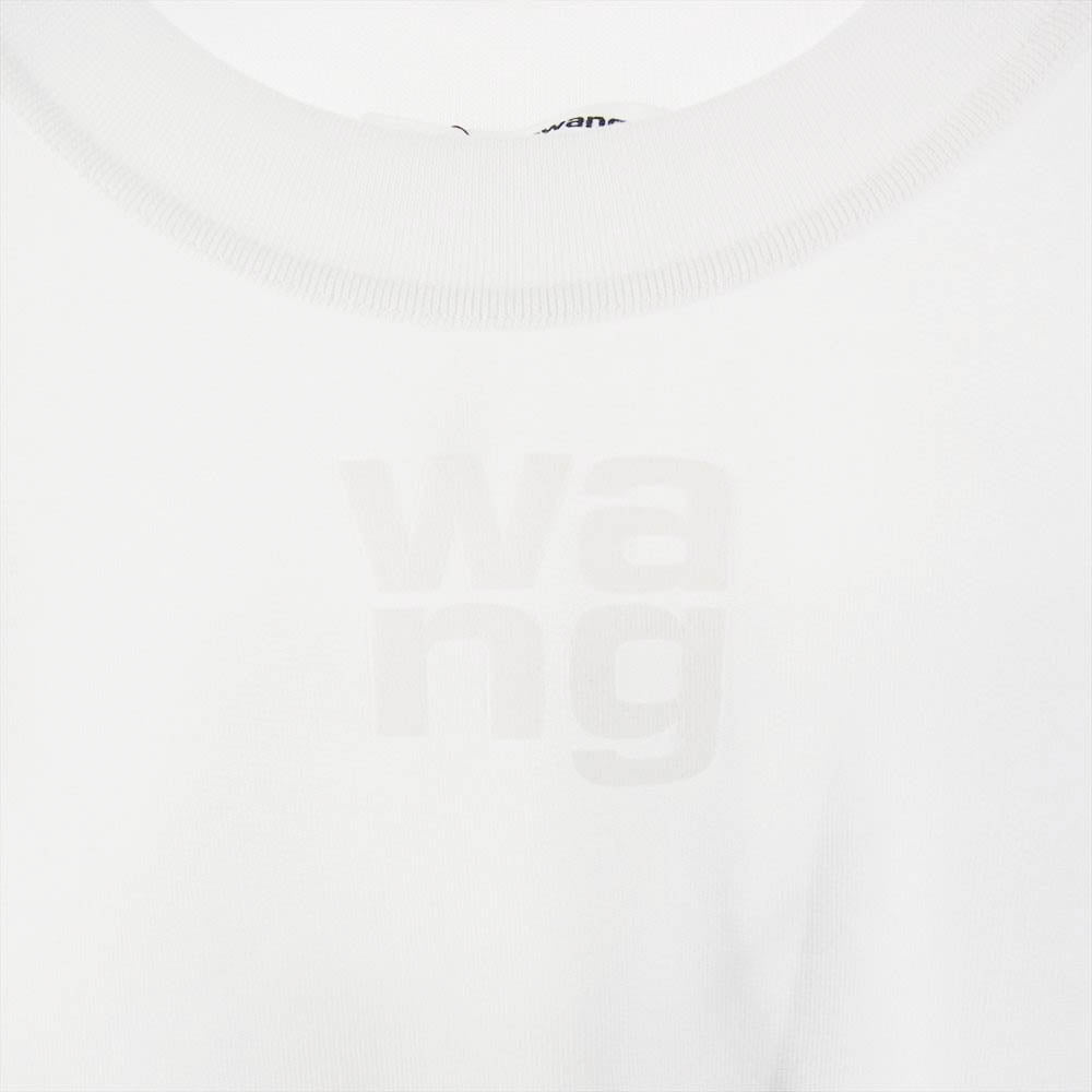 Alexander Wang アレキサンダーワン 4CC3211285 Crewneck Sweatshirt ロゴプリント クルーネック スウェット トレーナー ブ ホワイト系 S【美品】【中古】