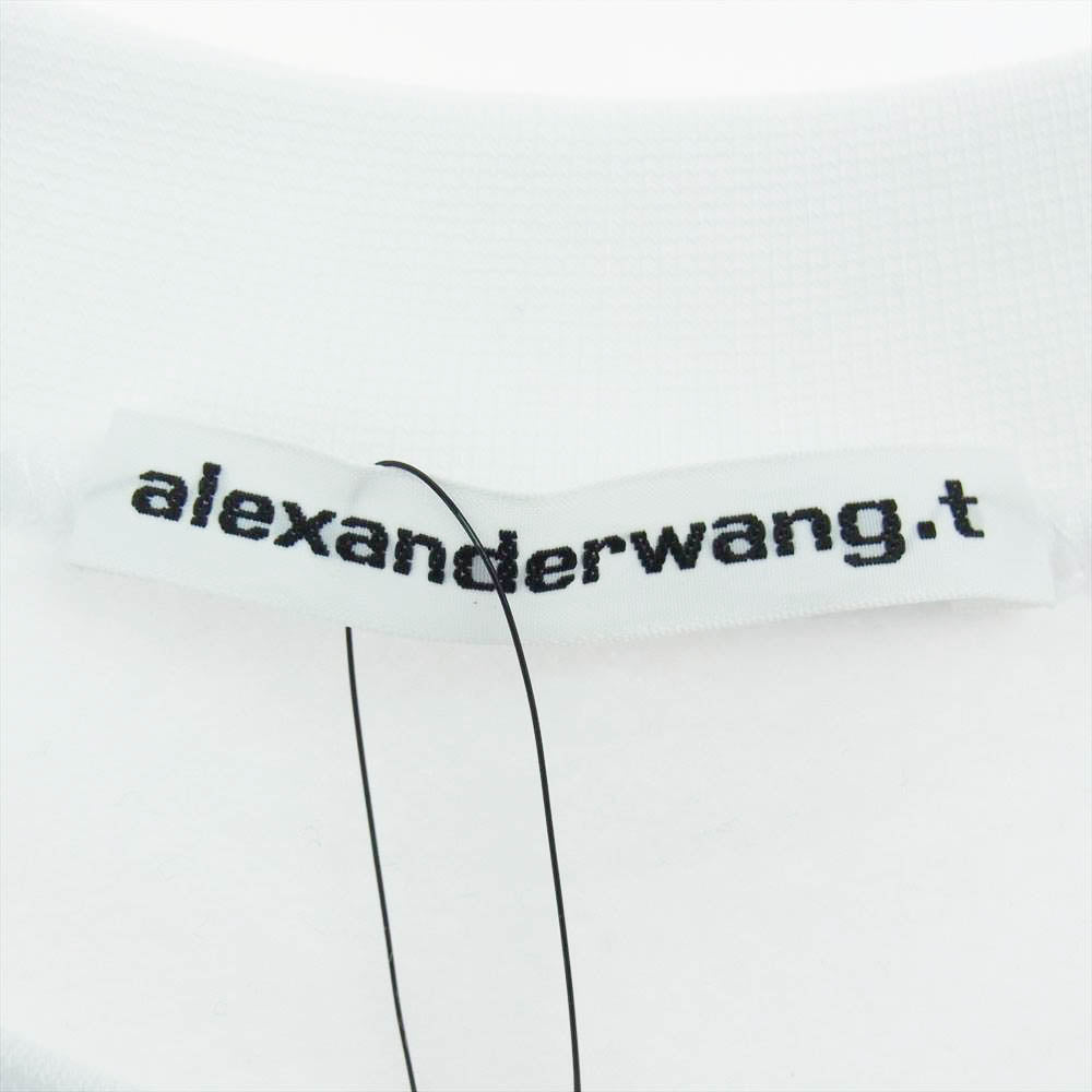 Alexander Wang アレキサンダーワン 4CC3211285 Crewneck Sweatshirt ロゴプリント クルーネック スウェット トレーナー ブラック系 S【美品】【中古】 Alexander Wang アレキサンダーワン 4CC3211285 Crewneck