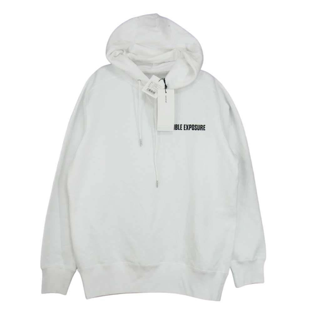 Sacai サカイ 22SS 22-0401S FILM CREW バックプリントパーカー スエットパーカー フーディ ホワイト ホワイト系 1【美品】【中古】