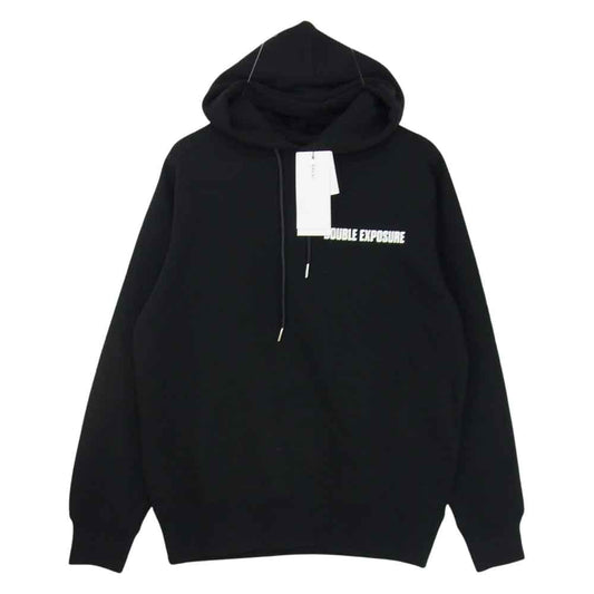 Sacai サカイ 22SS 22-0401S FILM CREW バックプリントパーカー スエットパーカー フーディブラック  ブラック系 1【美品】【中古】