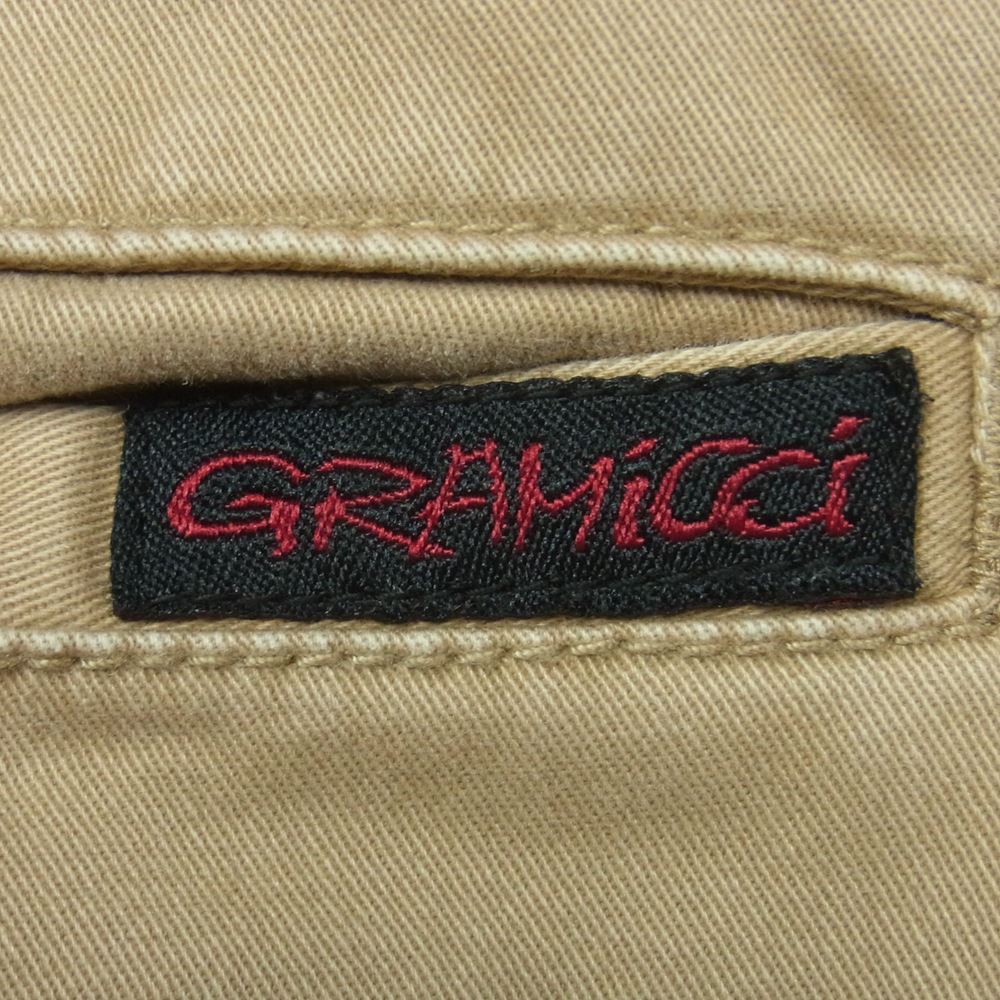 Gramicci グラミチ 8818-FDJ NN-PANTS TIGHT FIT ニューナロー タイト フィット パンツ 中国製 ベージュ系 S【中古】