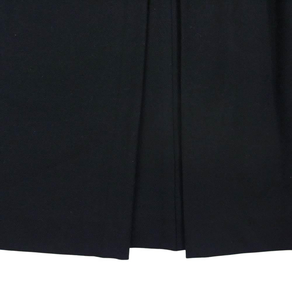 アンルート 1224-202-0193 ウール タック スカート ブラック系 2【中古】