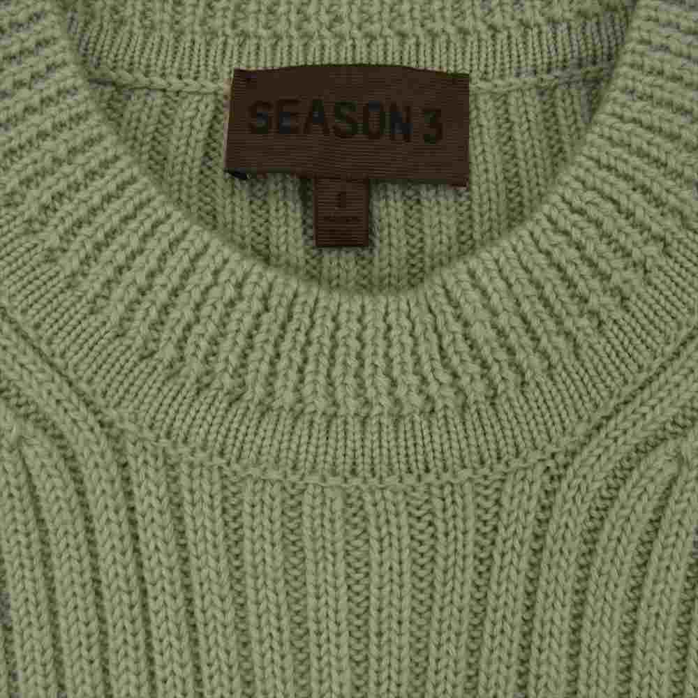イージー シーズンスリー YEEZY SEASON3 ダメージ ニット ダメージ