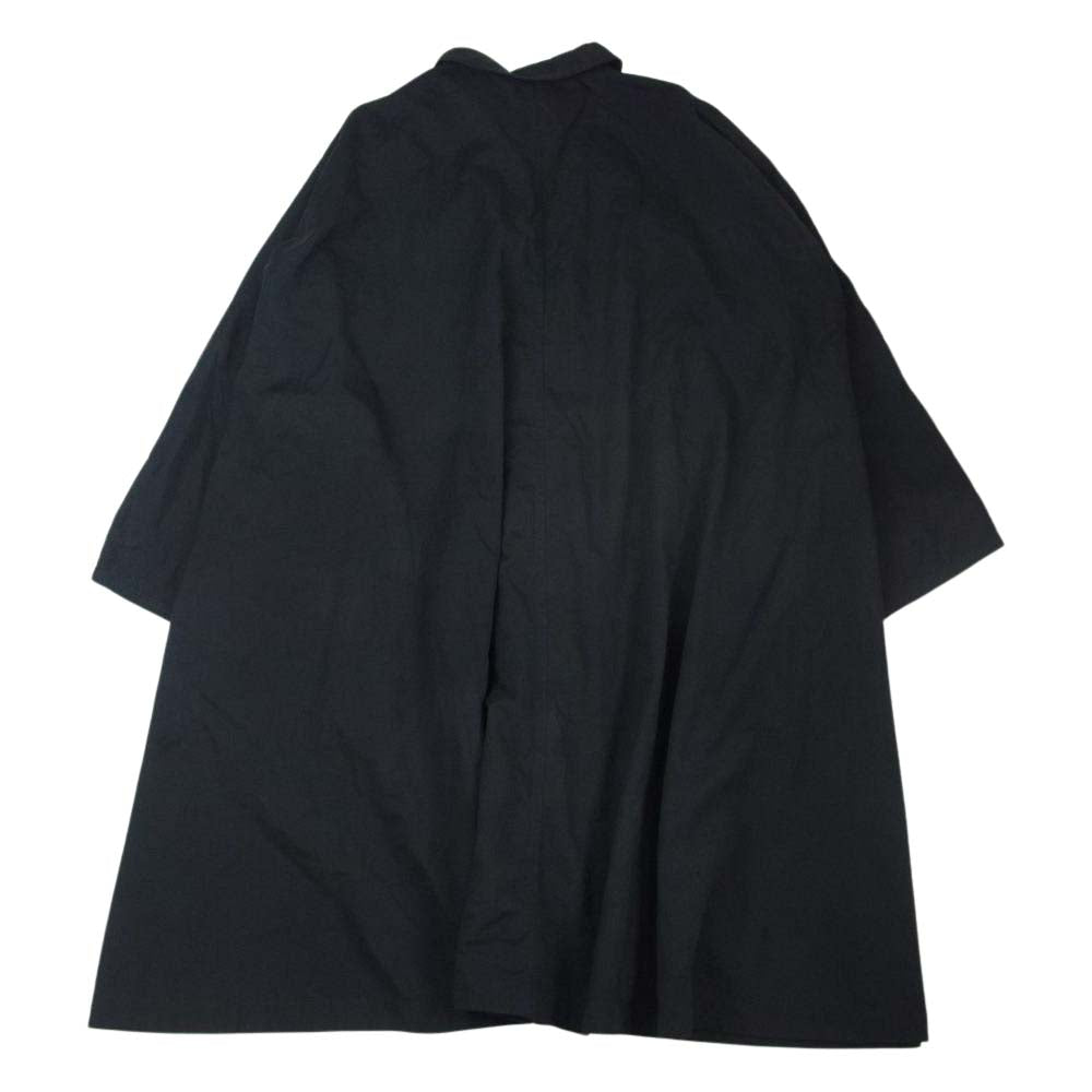 PORTER CLASSIC ポータークラシック WEATHER SWING COAT ウェザースイングコート ロングコート ブラック系 2【中古】