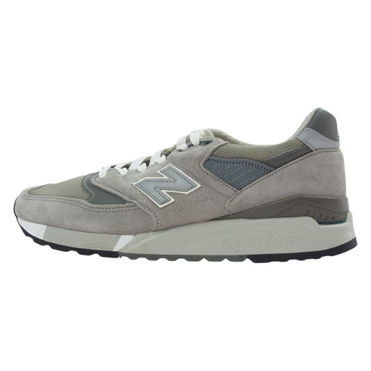 NEW BALANCE ニューバランス M998 GR2 アメリカ製 スニーカー グレー系 27.5【新古品】【未使用】【中古】