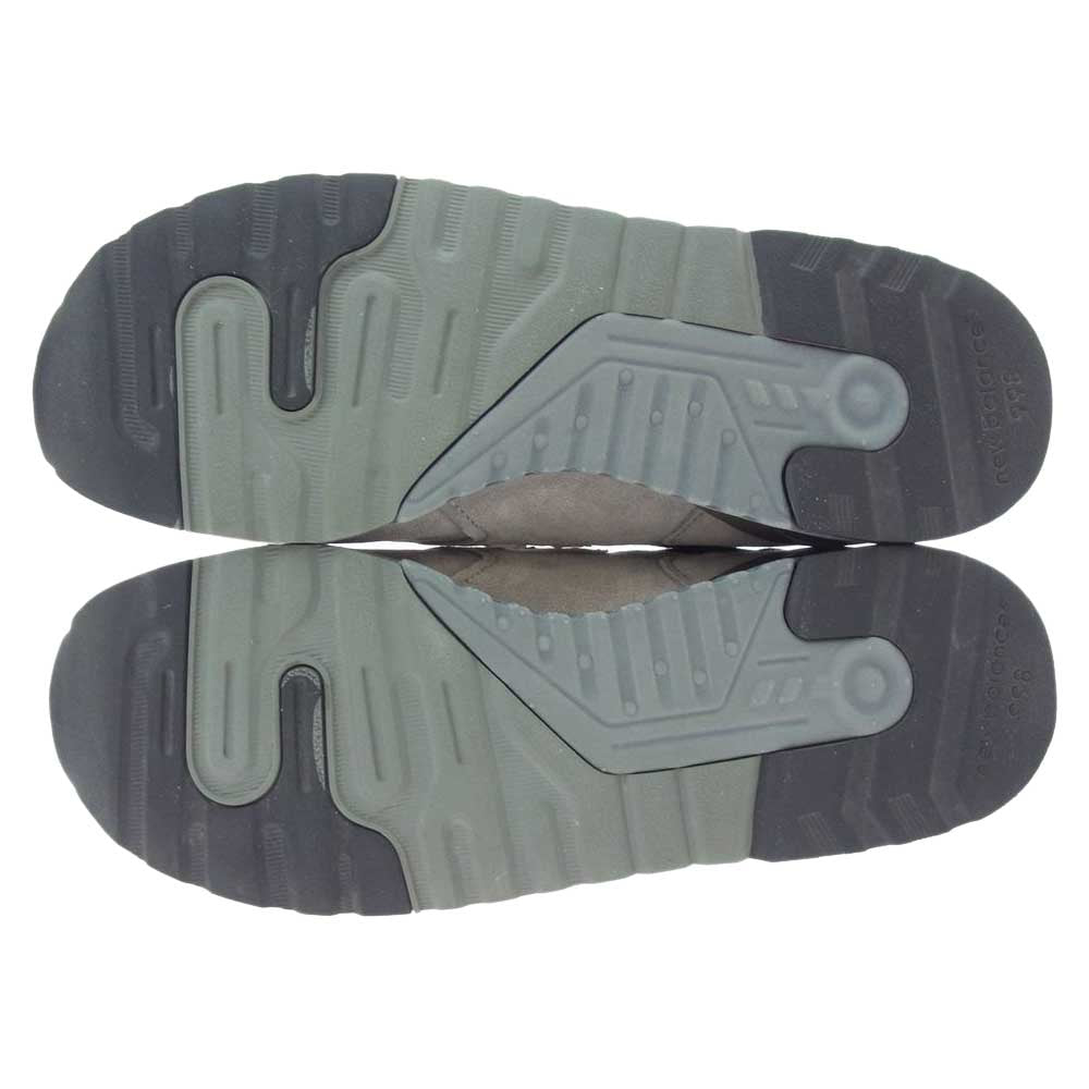NEW BALANCE ニューバランス M998 GR2 アメリカ製 スニーカー グレー系 27.5【新古品】【未使用】【中古】