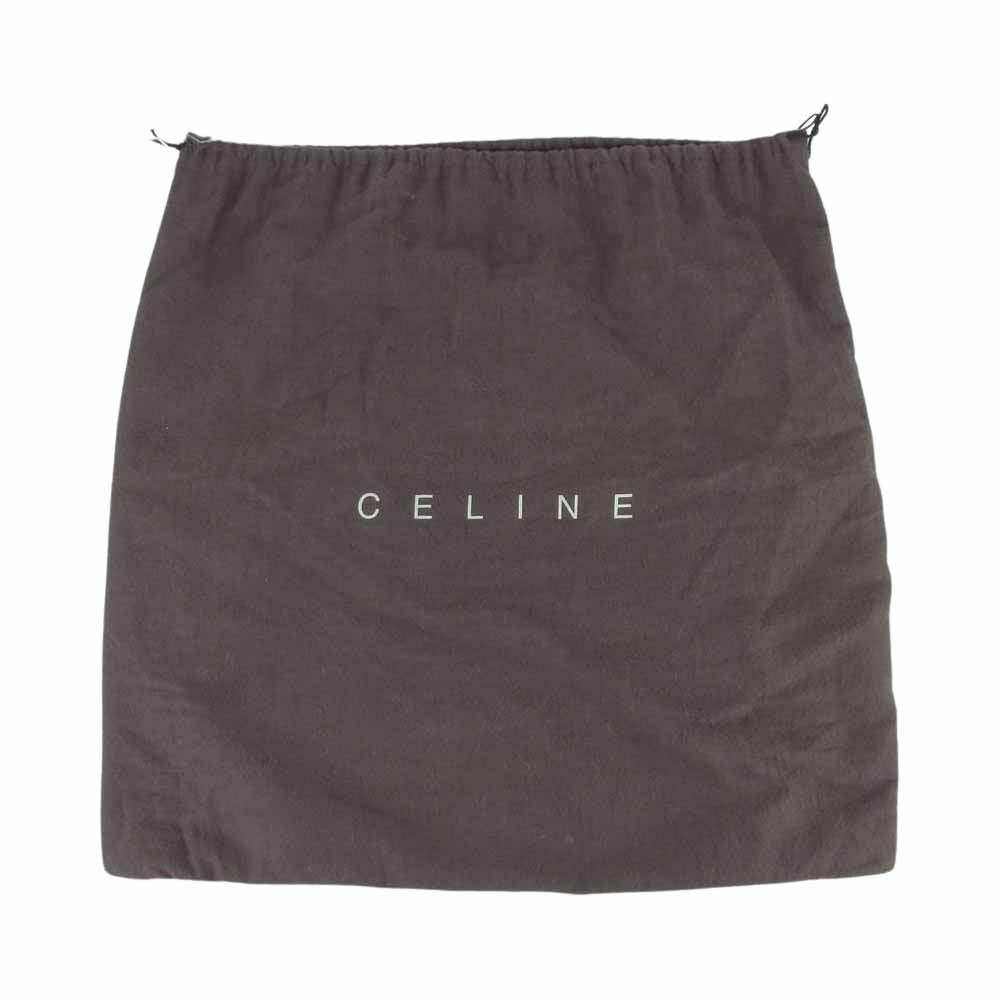 CELINE セリーヌ レザー ブギー ハンド バッグ ライトブルー系【中古】