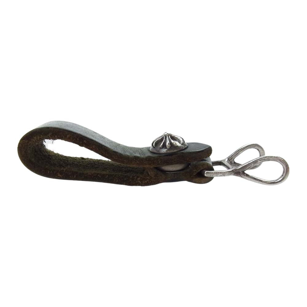 CHROME HEARTS クロムハーツ（原本無） BELTLOOP クロスボール ボタン ベルトループ ブラック系【中古】