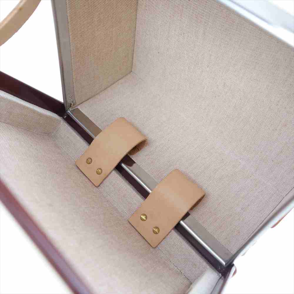 GLOBE TROTTER グローブトロッター GT SAF IN 00M2 センテナリー 9インチ ミニトロッター ハンドバッグ トラベルバッグ 製品保証書付 ベージュ系【中古】