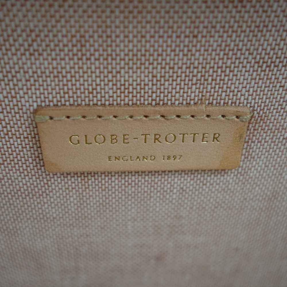 GLOBE TROTTER グローブトロッター GT SAF IN 00M2 センテナリー 9インチ ミニトロッター ハンドバッグ トラベルバッグ 製品保証書付 ベージュ系【中古】