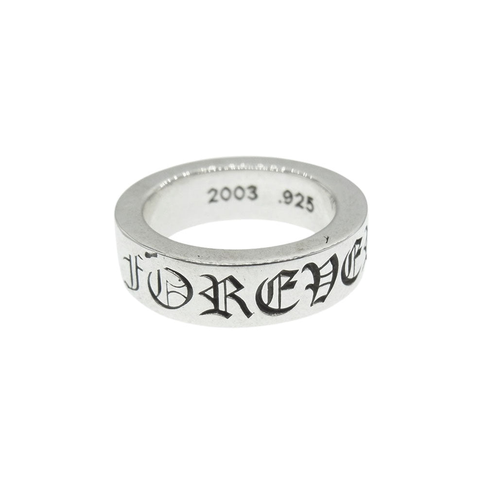 CHROME HEARTS クロムハーツ（原本無） 国内取扱店販売証明書付属 SPACER FOREVER RING 6ｍｍ スペーサー フォーエバー リング 6ミリ シルバー系【中古】