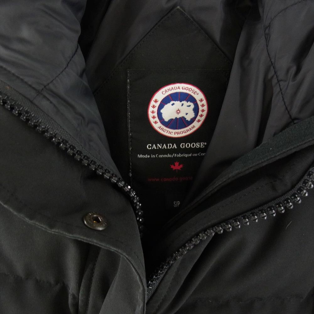 CANADA GOOSE カナダグース 2302JL 国内正規 グリフィンタグ MACKENZIE PARKA  マッケンジー パーカー ダウン ジャケット ブラック系 S【中古】