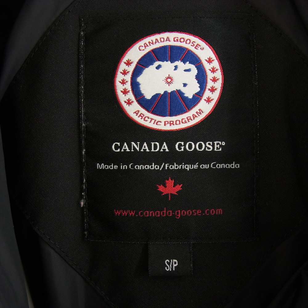 CANADA GOOSE カナダグース 2302JL 国内正規 グリフィンタグ MACKENZIE PARKA  マッケンジー パーカー ダウン ジャケット ブラック系 S【中古】