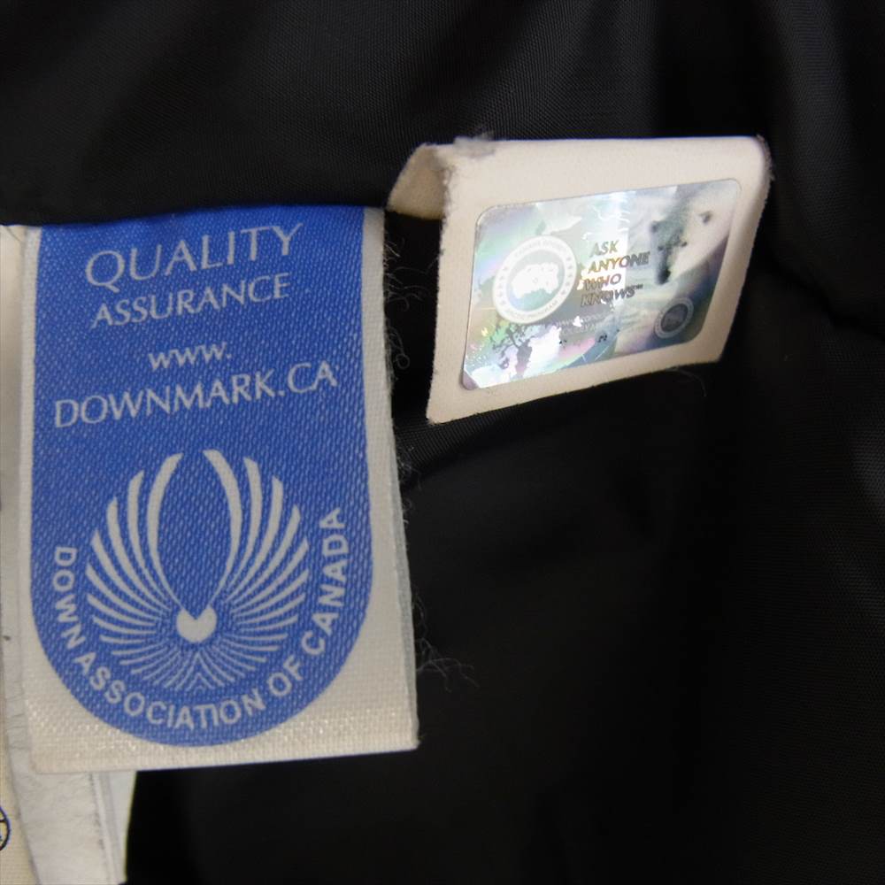 CANADA GOOSE カナダグース 2302JL 国内正規 グリフィンタグ MACKENZIE PARKA  マッケンジー パーカー ダウン ジャケット ブラック系 S【中古】