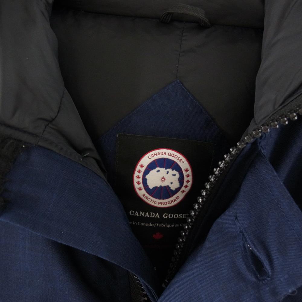 CANADA GOOSE カナダグース 3481JMB 国内正規 サザビーリーグ EDIFICE エディフィス CRESTON クレストン ダウン ジャケット ネイビー系 S【中古】
