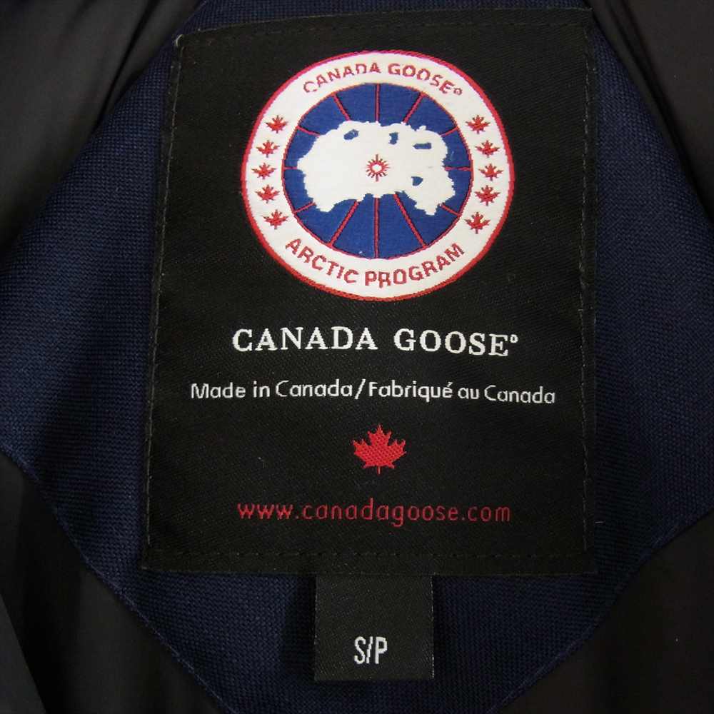 CANADA GOOSE カナダグース 3481JMB 国内正規 サザビーリーグ EDIFICE エディフィス CRESTON クレストン ダウン ジャケット ネイビー系 S【中古】
