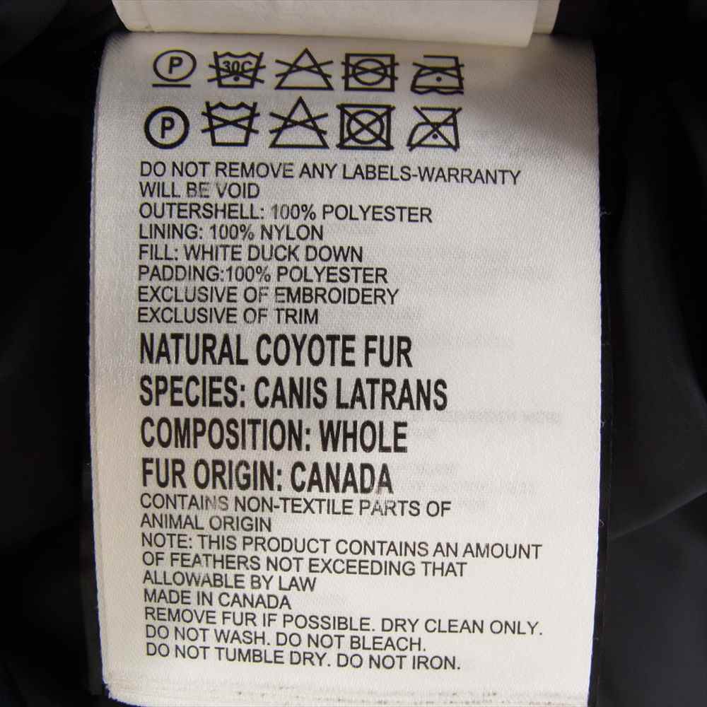 CANADA GOOSE カナダグース 3481JMB 国内正規 サザビーリーグ EDIFICE エディフィス CRESTON クレストン ダウン ジャケット ネイビー系 S【中古】