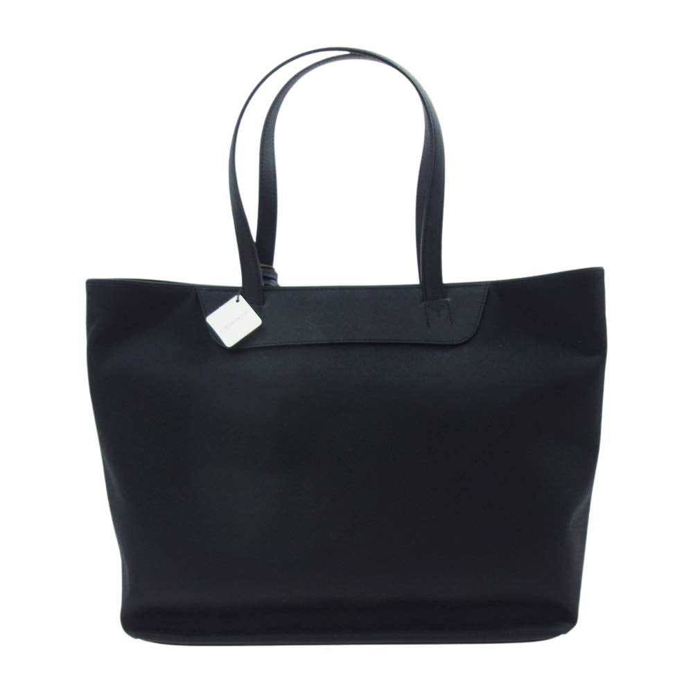PELLE MORBIDA ペッレモルビダ PMO-CA113 Capitano キャピターノ パスケース&ホイッスル ビジネス トートバック ブラック ブラック系【新古品】【未使用】【中古】