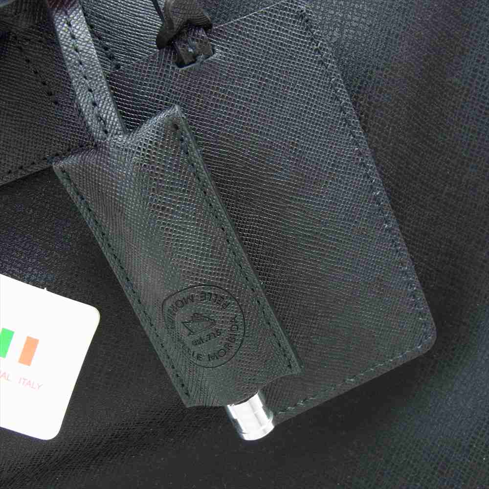 PELLE MORBIDA ペッレモルビダ PMO-CA113 Capitano キャピターノ パスケース&ホイッスル ビジネス トートバック ブラック ブラック系【新古品】【未使用】【中古】