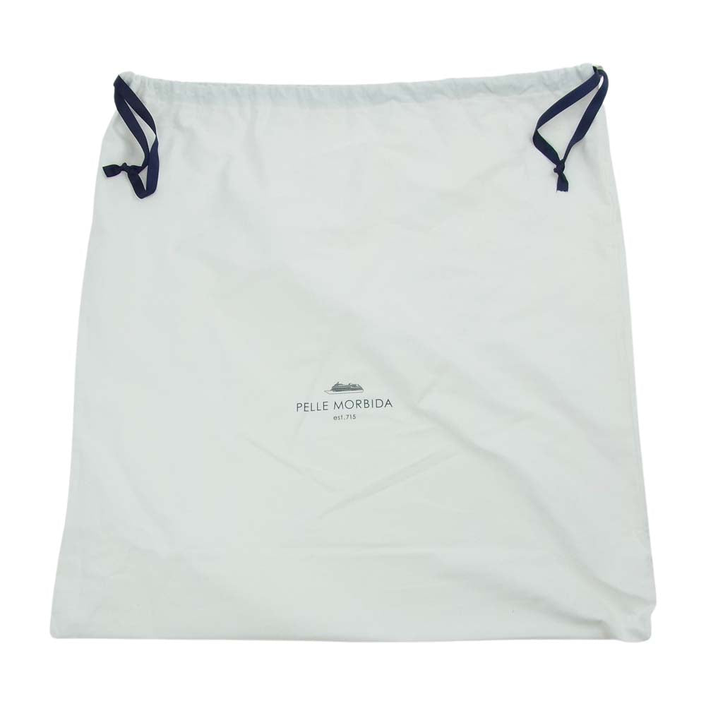 PELLE MORBIDA ペッレモルビダ PMO-CA113 Capitano キャピターノ パスケース&ホイッスル ビジネス トートバック ブラック ブラック系【新古品】【未使用】【中古】