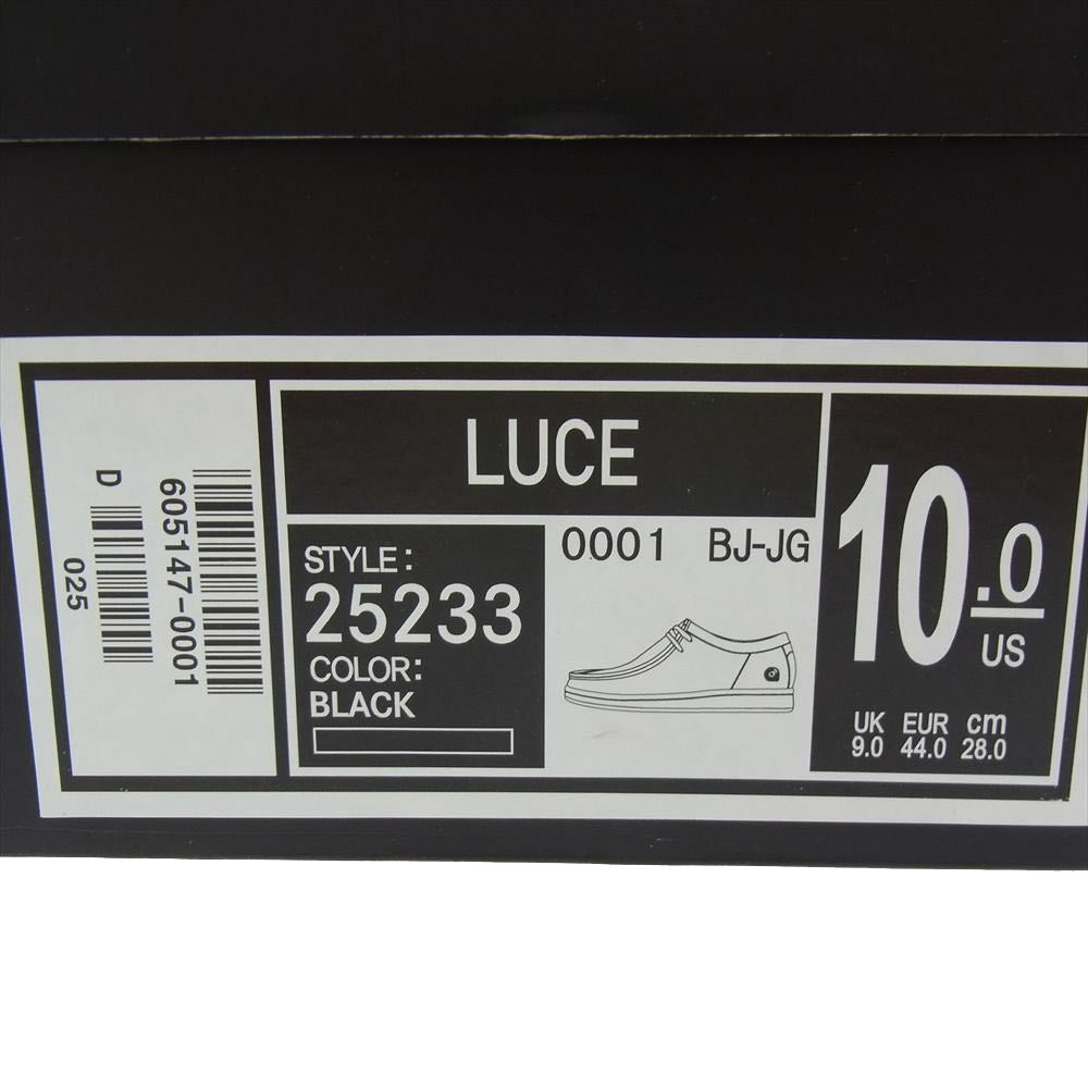 GRAVIS グラヴィス 25233 LUCE スニーカー スエード モカシン シューズ ブラック系 28cm【中古】