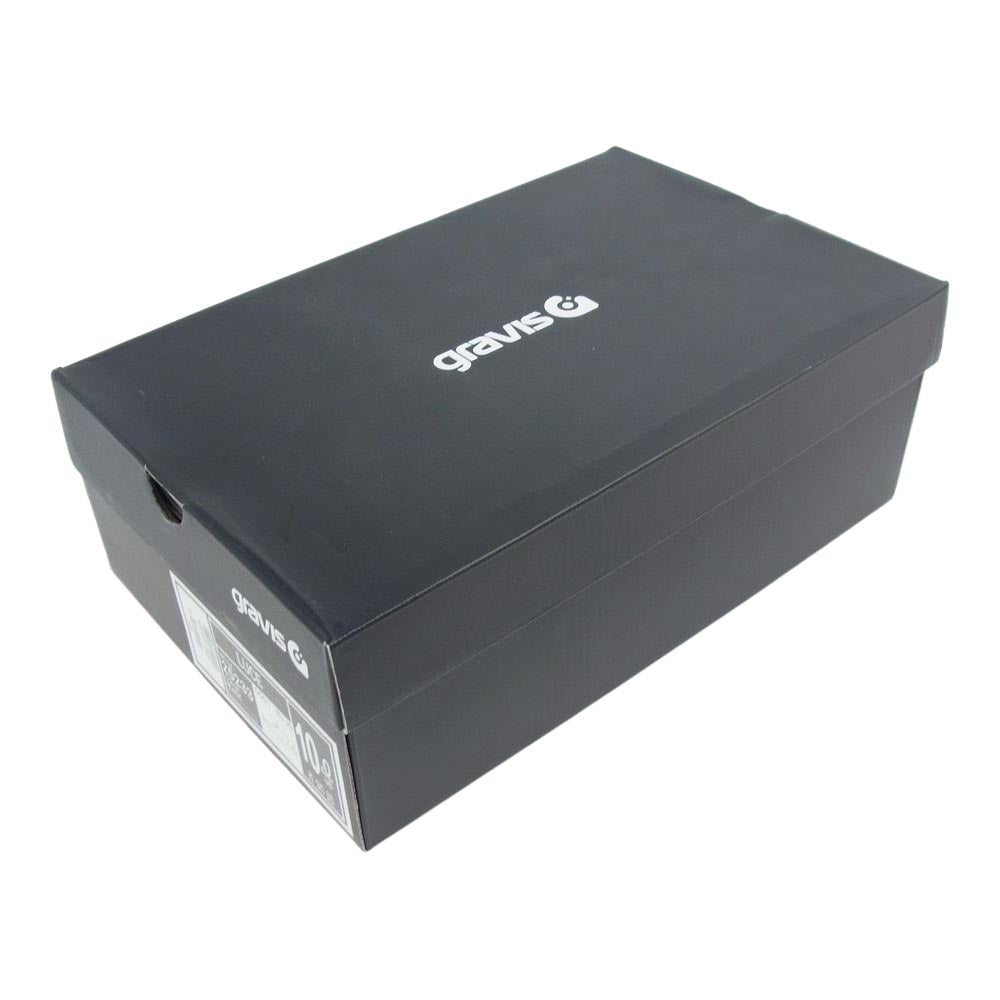 GRAVIS グラヴィス 25233 LUCE スニーカー スエード モカシン シューズ ブラック系 28cm【中古】
