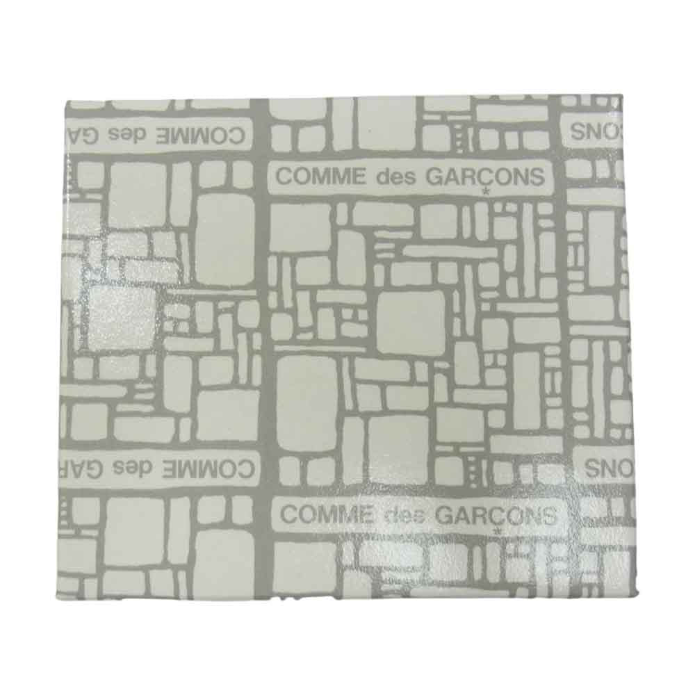 COMME des GARCONS コムデギャルソン SA3100SF SUPER FLUO WALLET レザー L字ファスナー コインケース  オレンジ系【中古】