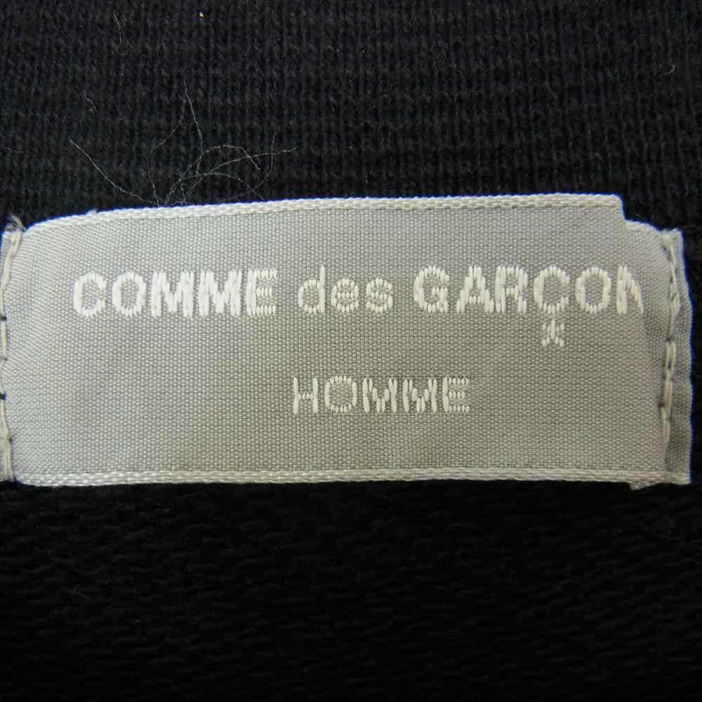 COMME des GARCONS HOMME コムデギャルソンオム ヴィンテージ 田中啓一オム 98AW HT-040200 ニット切替 スウェット トレーナー ブラック系【中古】