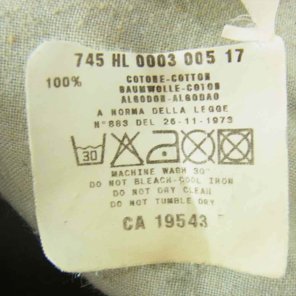 HELMUT LANG ヘルムートラング 745 HL 0003 005 17 JEANS オールド アーカイブ イタリア製 ペンキ加工 ボタンフライ デニム パンツ インディゴブルー系 31【中古】