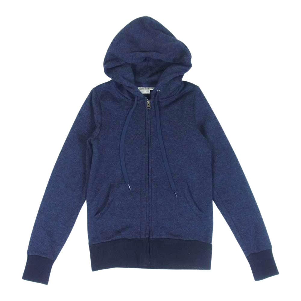 HYSTERIC GLAMOUR ヒステリックグラマー × GRAMICCI グラミチ 0153CF01 フルジップ ニット パーカー ネイビー系 F【中古】