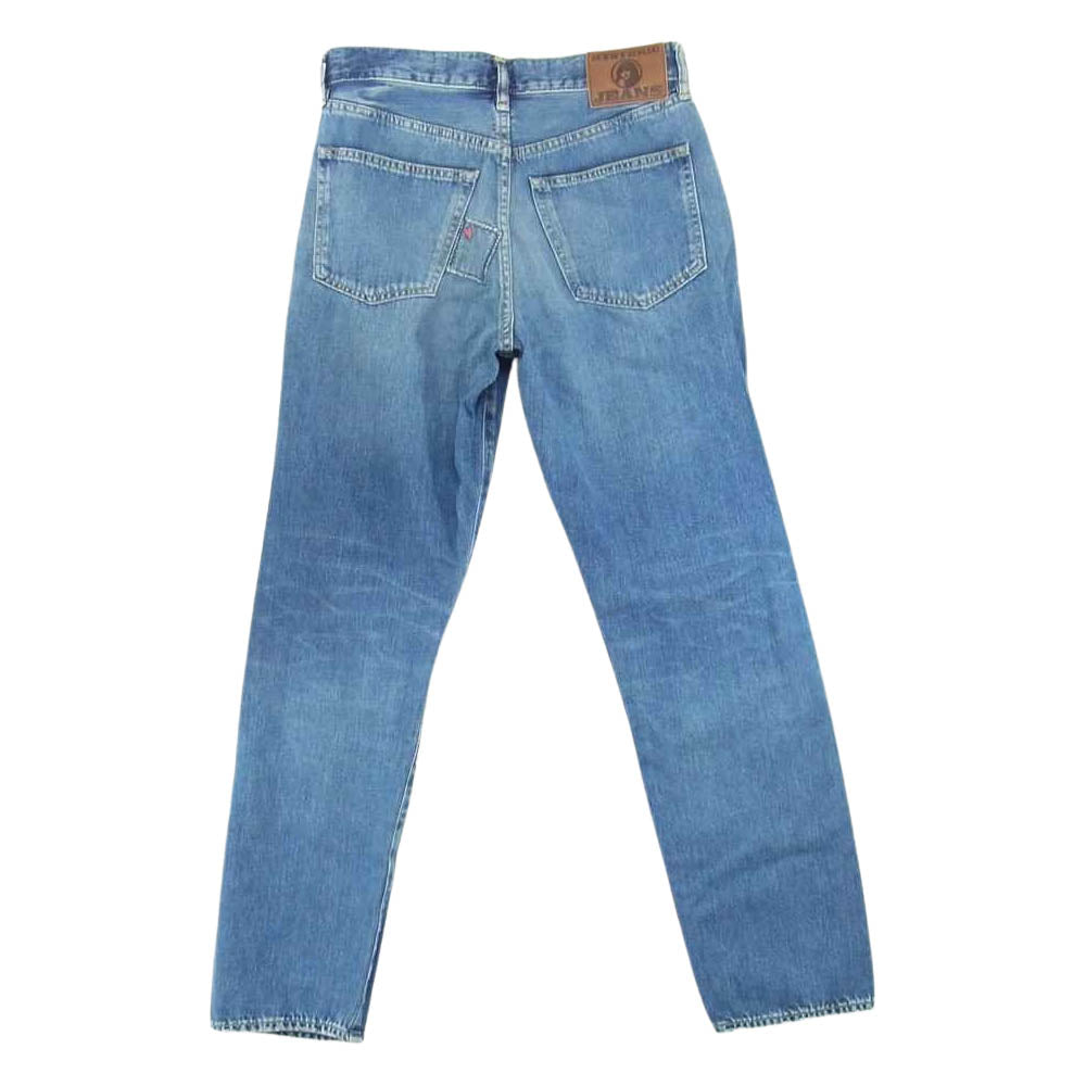 HYSTERIC GLAMOUR ヒステリックグラマー 0163AP15 パッチワーク ボタンフライ デニムパンツ インディゴブルー系 S【中古】