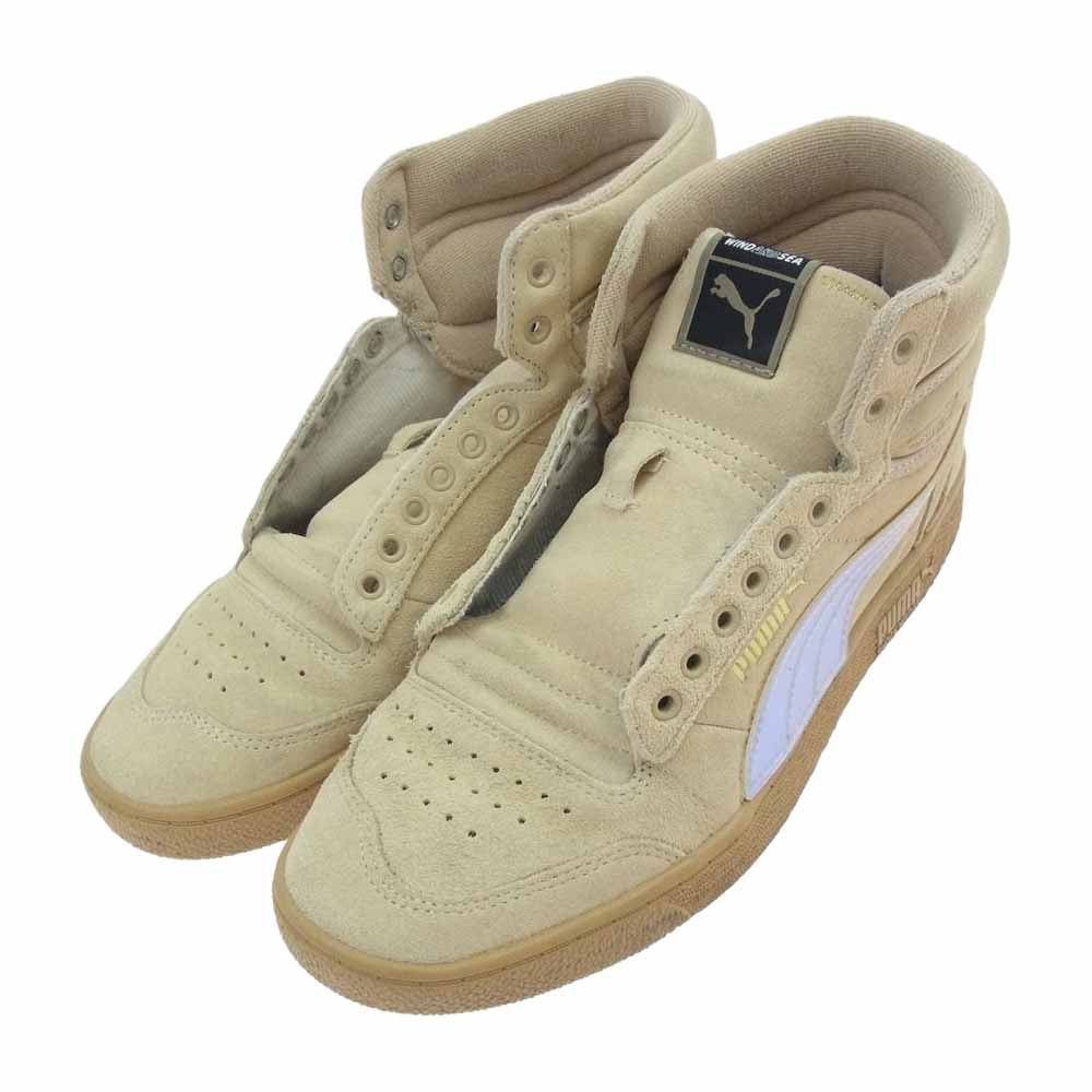 WIND AND SEA ウィンダンシー 20AW 375581 03 × PUMA プーマ RALPH SAMPSON MID ラルフ サンプソン ミッド スニーカー ベージュ系 28cm【中古】