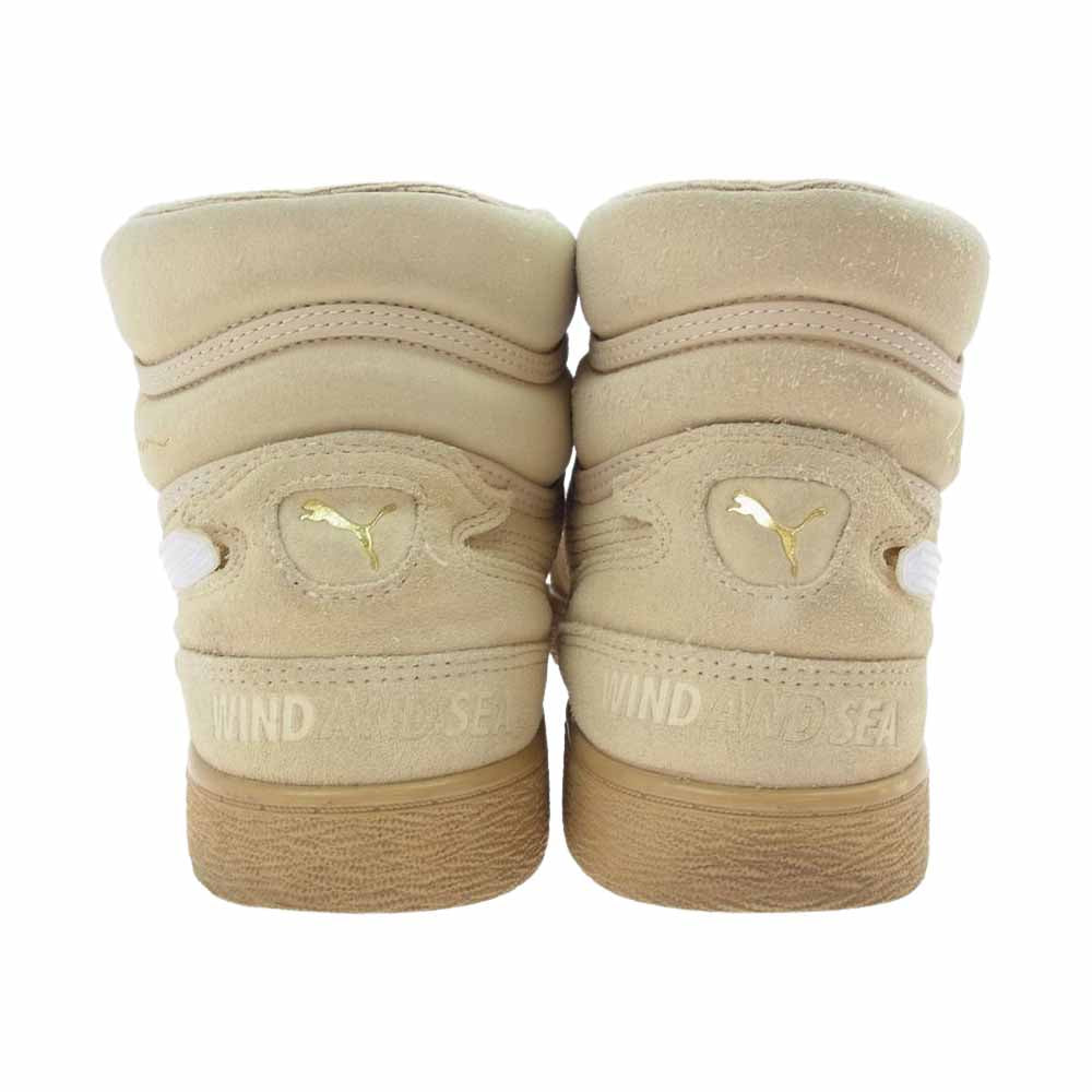WIND AND SEA ウィンダンシー 20AW 375581 03 × PUMA プーマ RALPH SAMPSON MID ラルフ サンプソン ミッド スニーカー ベージュ系 28cm【中古】