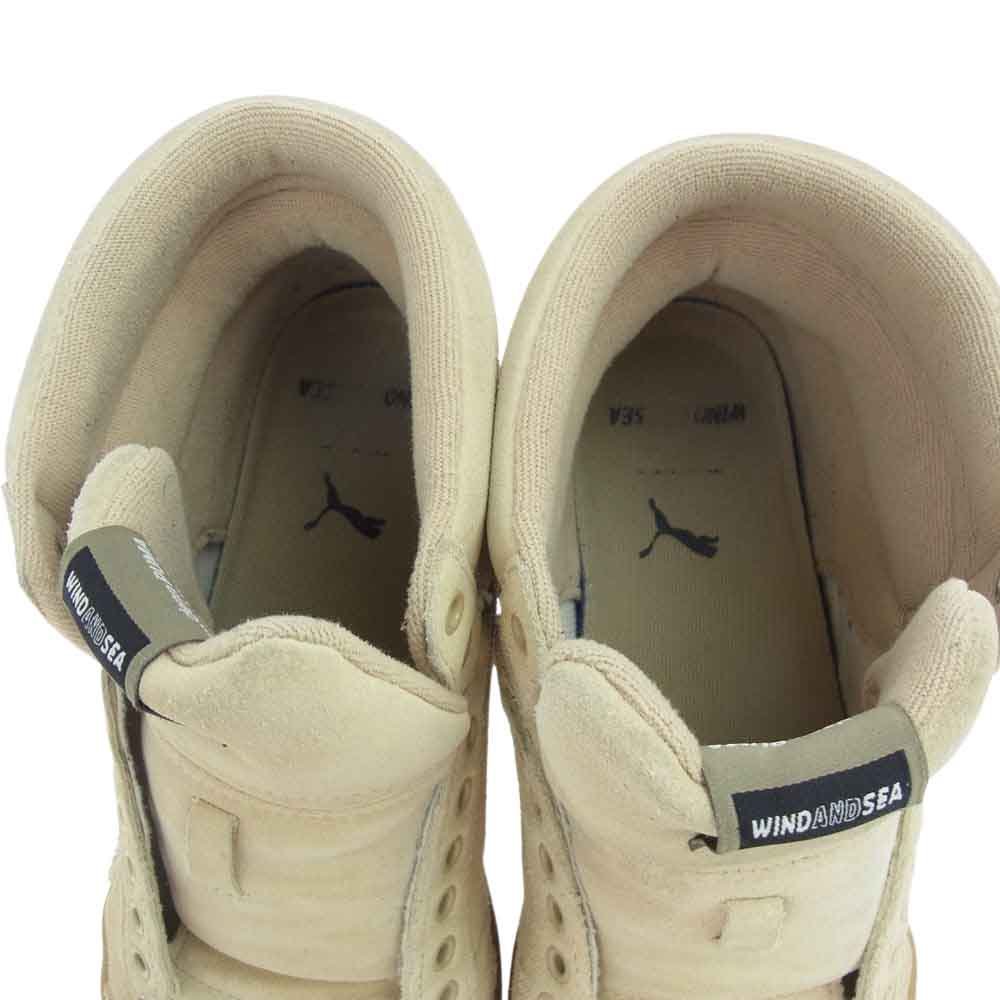 WIND AND SEA ウィンダンシー 20AW 375581 03 × PUMA プーマ RALPH SAMPSON MID ラルフ サンプソン ミッド スニーカー ベージュ系 28cm【中古】