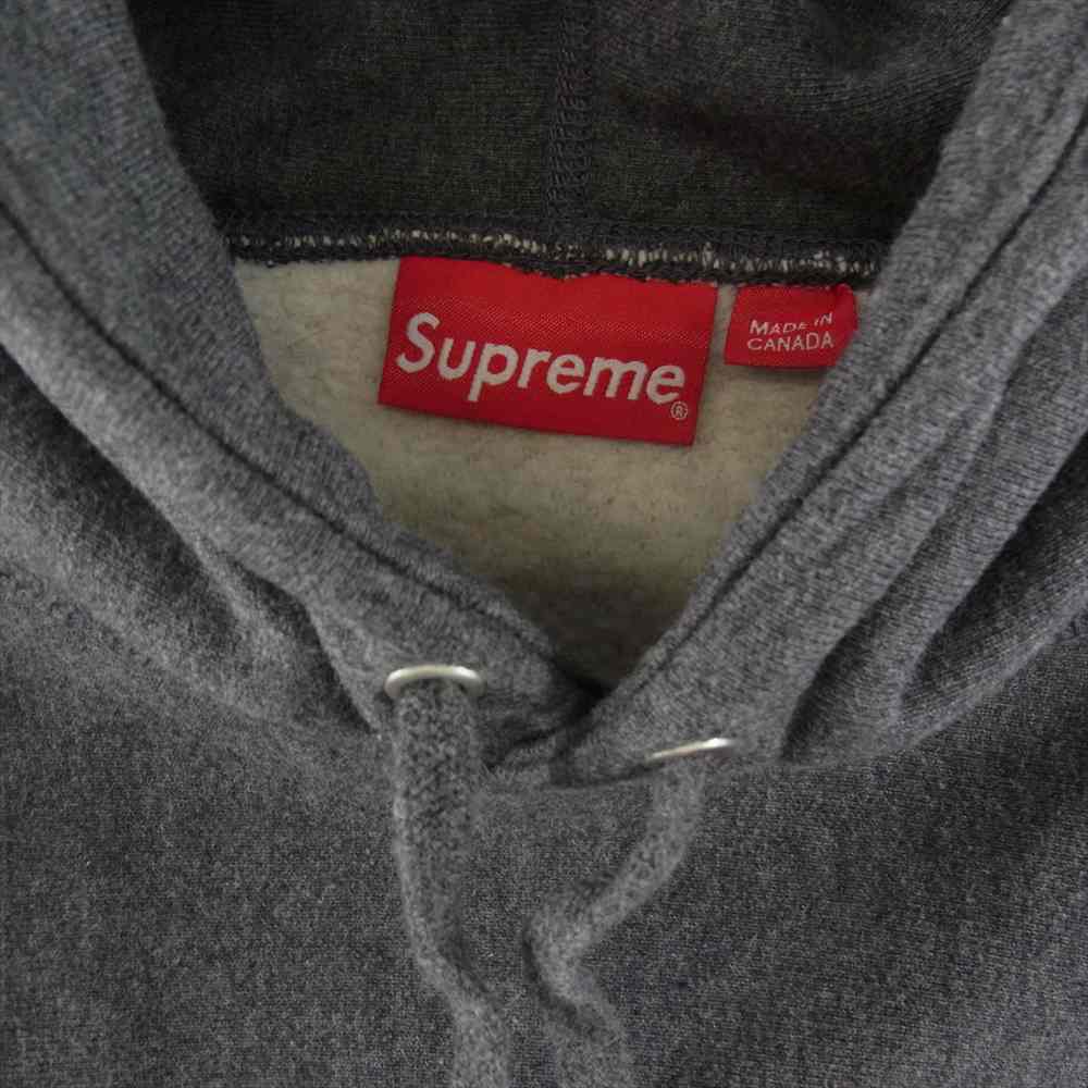 Supreme シュプリーム 21AW Box Logo Hooded Sweatshirt ボックス ロゴ フーデッド スウェット パーカー グレー系 M【中古】