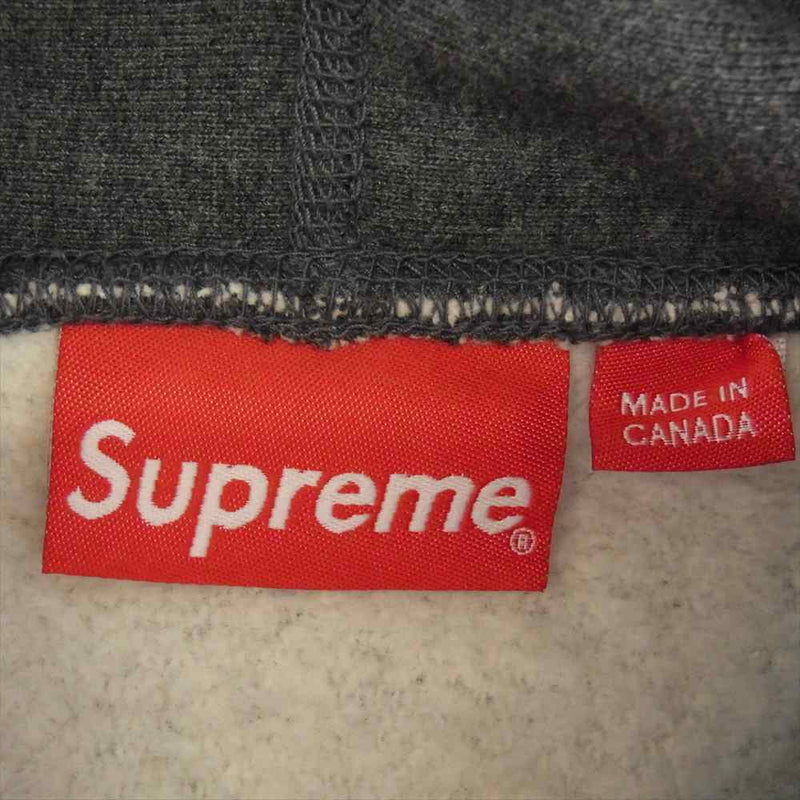 Supreme シュプリーム 21AW Box Logo Hooded Sweatshirt ボックス ロゴ フーデッド スウェット パーカー グレー系 M【中古】