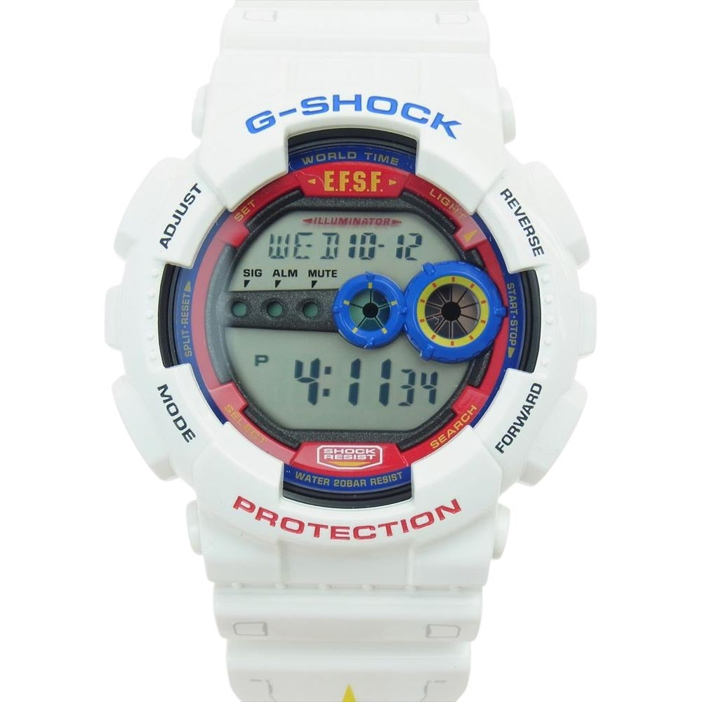 G-SHOCK ジーショック GD-100 GUNDAM 機動戦士ガンダム 35周年 ホワイト系【極上美品】【中古】