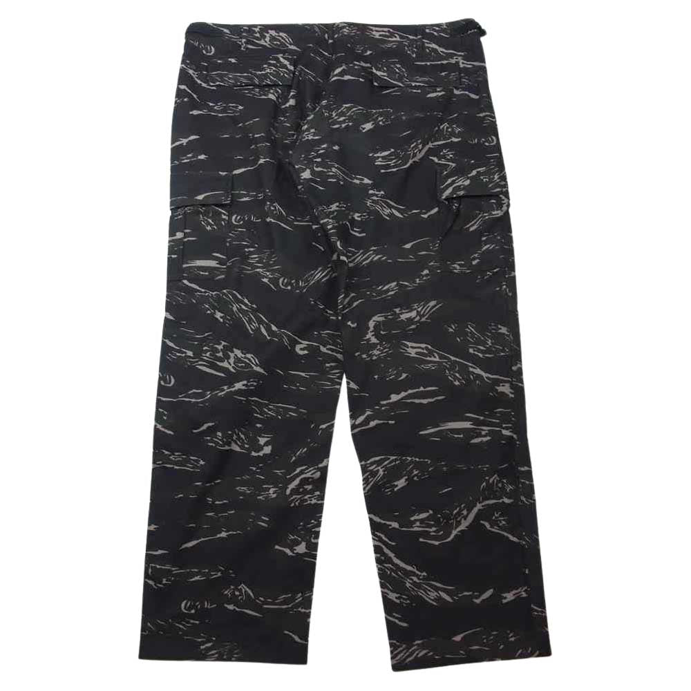 ワイエムシーエル ケーワイ PB012YN B.D.U. リップストップ カーゴ パンツ タイガーカモ ブラウン系 L【中古】
