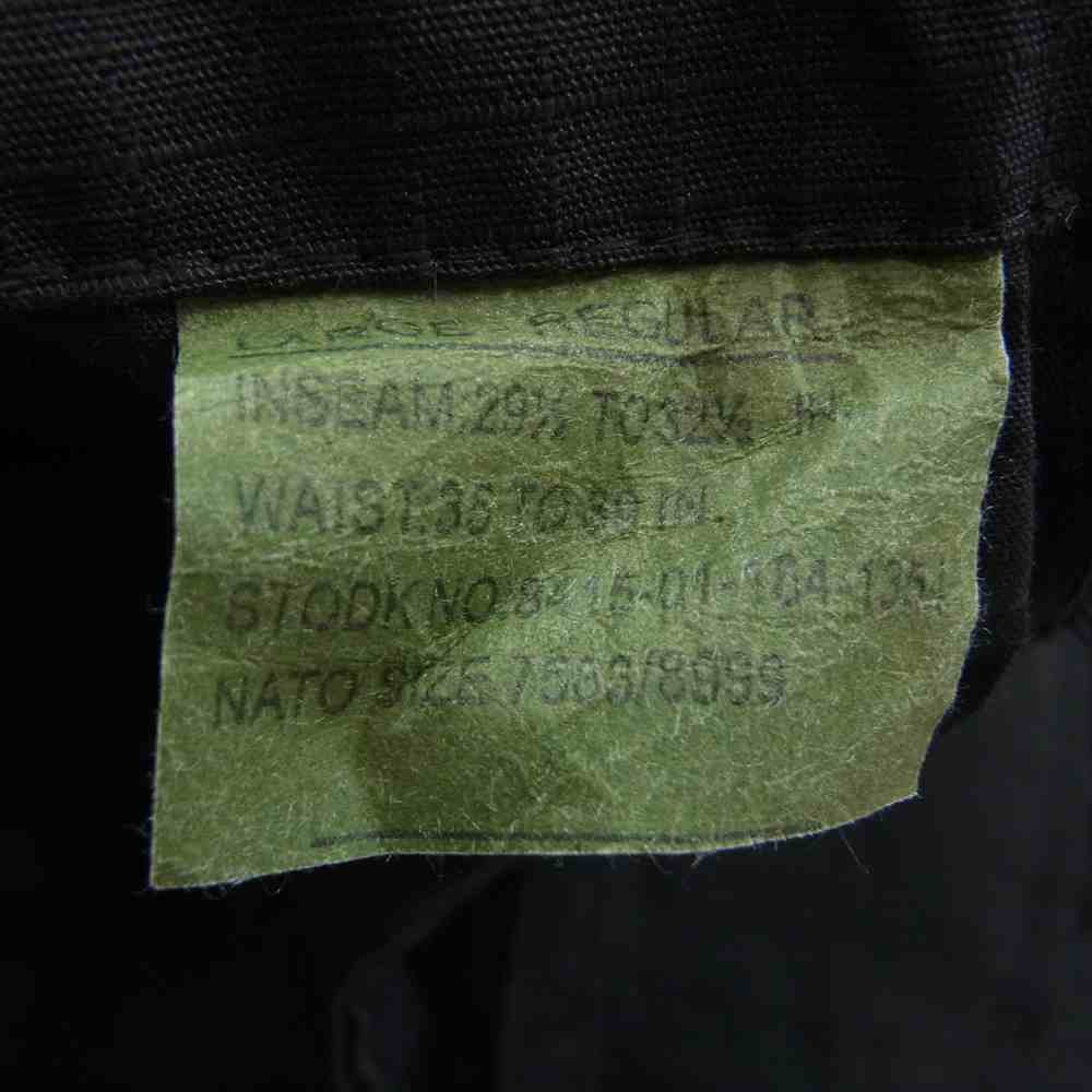 PB012YN B.D.U. リップストップ カーゴ パンツ ブラック ブラック系 L【中古】