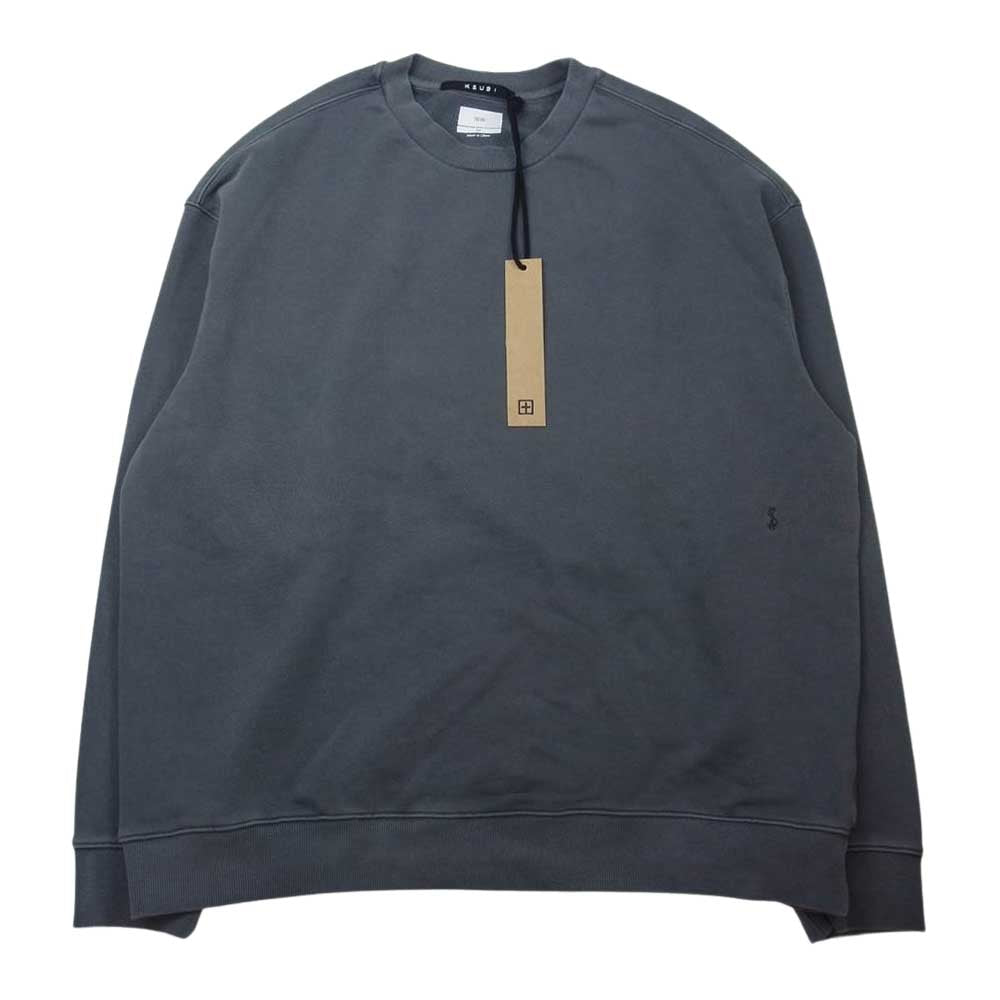 スビ 5000007066 4 × 4 Biggie Crew ビギー クルーネック スウェット トレーナー グレー系 XL【中古】