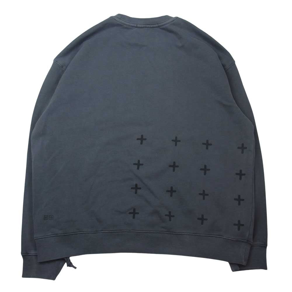 スビ 5000007066 4 × 4 Biggie Crew ビギー クルーネック スウェット トレーナー グレー系 XL【中古】