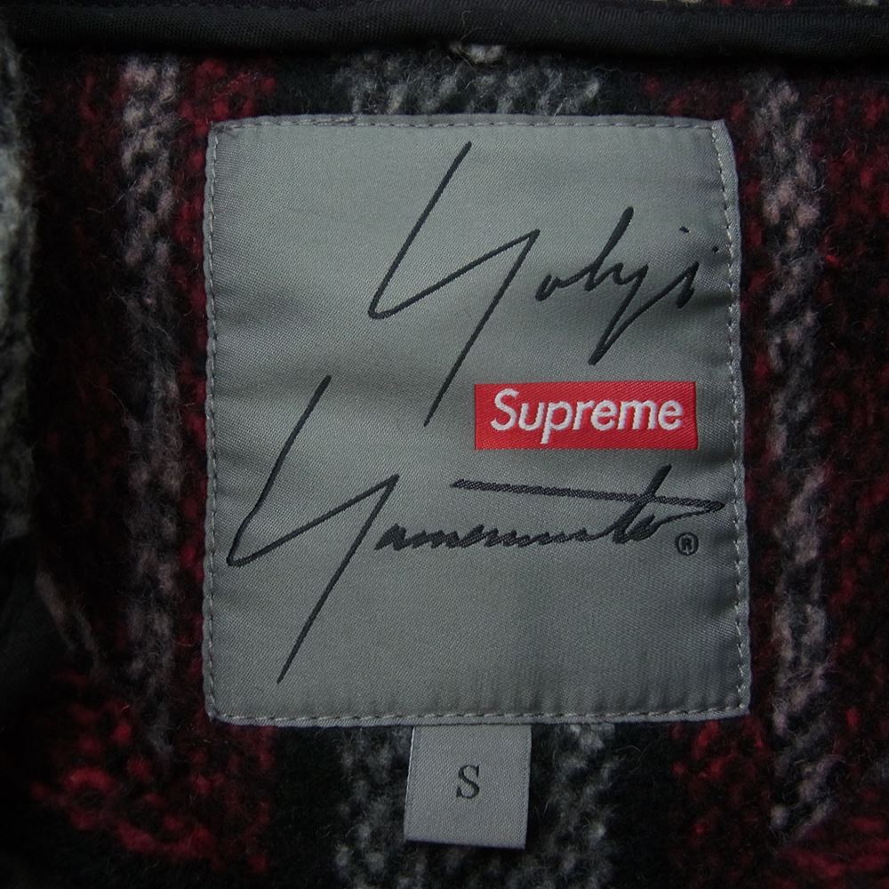 Supreme シュプリーム 22AW × Yohji Yamamoto ヨウジヤマモト Baja Jacket バハ ジャケット メキシカン パーカー レッド系 グレー系 S【新古品】【未使用】【中古】