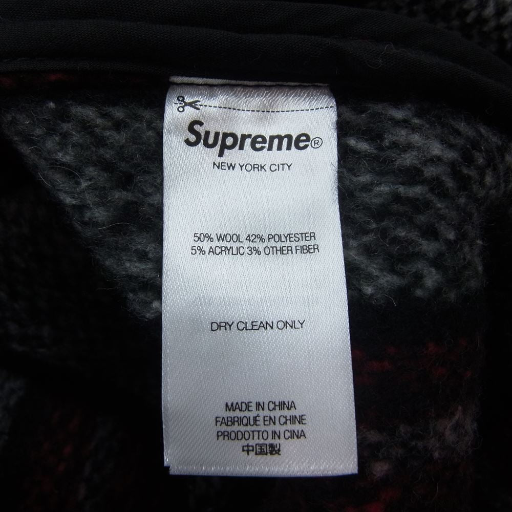 Supreme シュプリーム 22AW × Yohji Yamamoto ヨウジヤマモト Baja Jacket バハ ジャケット メキシカン パーカー レッド系 グレー系 S【新古品】【未使用】【中古】