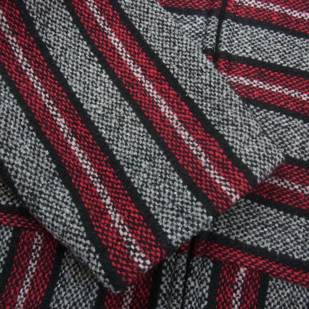 Supreme シュプリーム 22AW × Yohji Yamamoto ヨウジヤマモト Baja Jacket バハ ジャケット メキシカン パーカー レッド系 グレー系 S【新古品】【未使用】【中古】