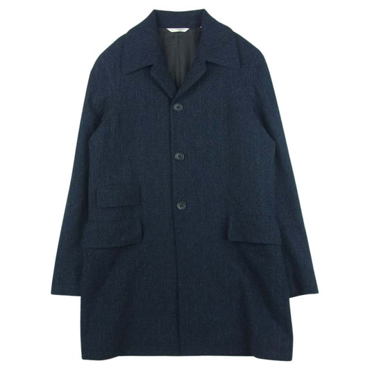 Paul Smith ポール・スミス 64235 コレクション ウール チャック チェスター コート ダークネイビー系 196 L【中古】