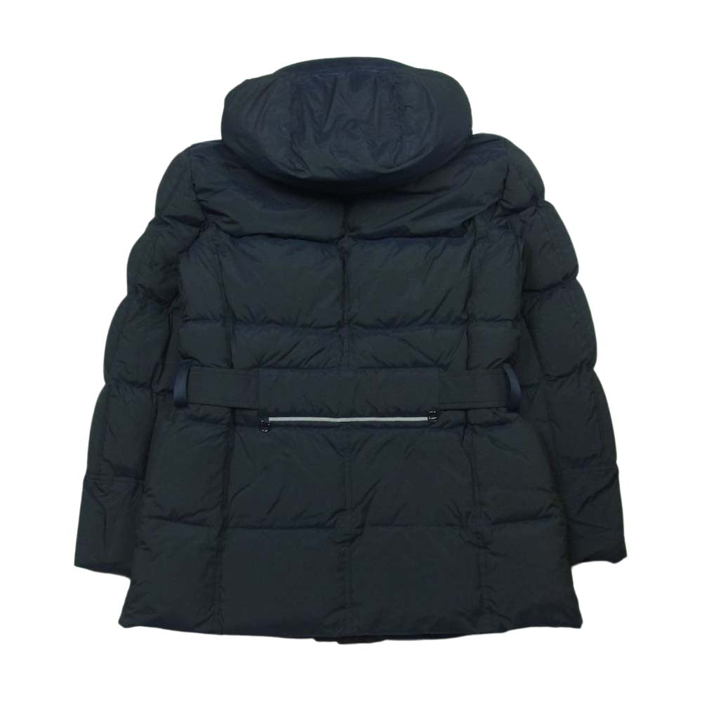 PEUTEREY ピューテリー 47253051 HURRICANE ハリケーン ラビットファー フーディ ダウン コート ダークネイビー系 215 48【美品】【中古】